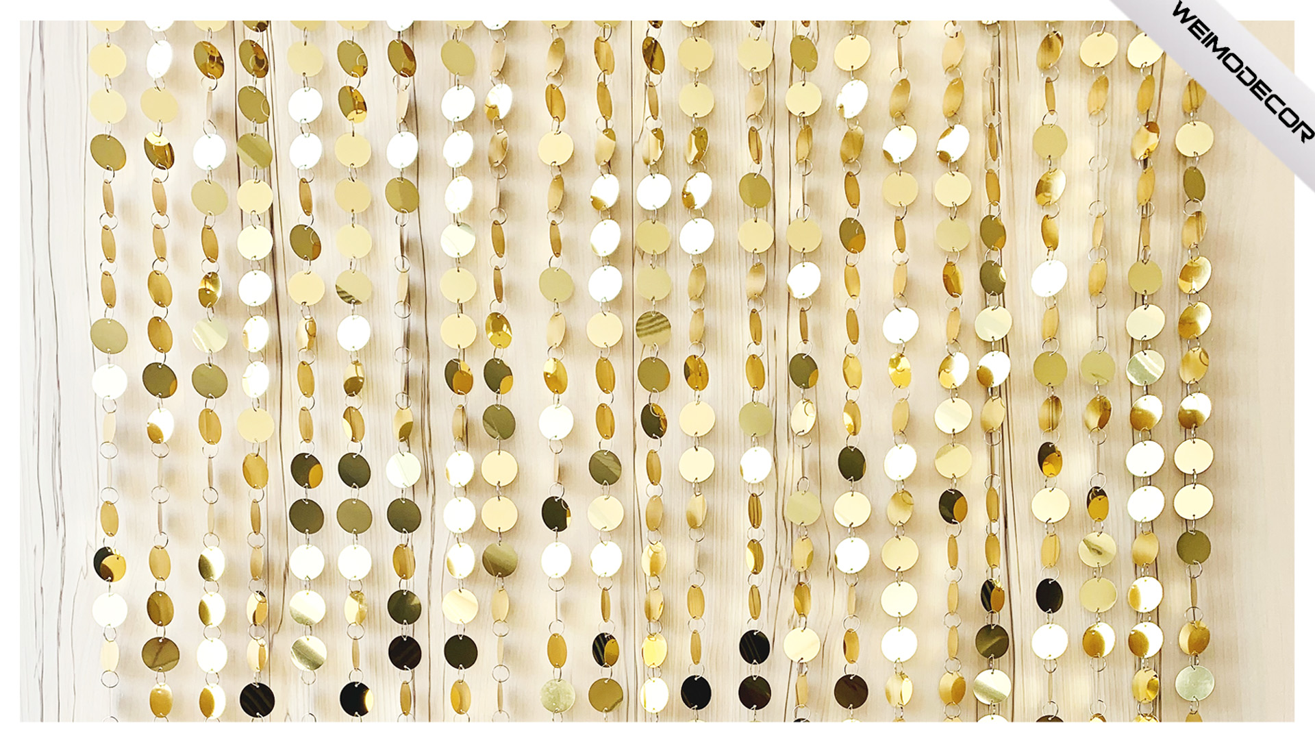 Custom Sequin Curtain Panel & Sequin Curtain Supplier Weimodecor