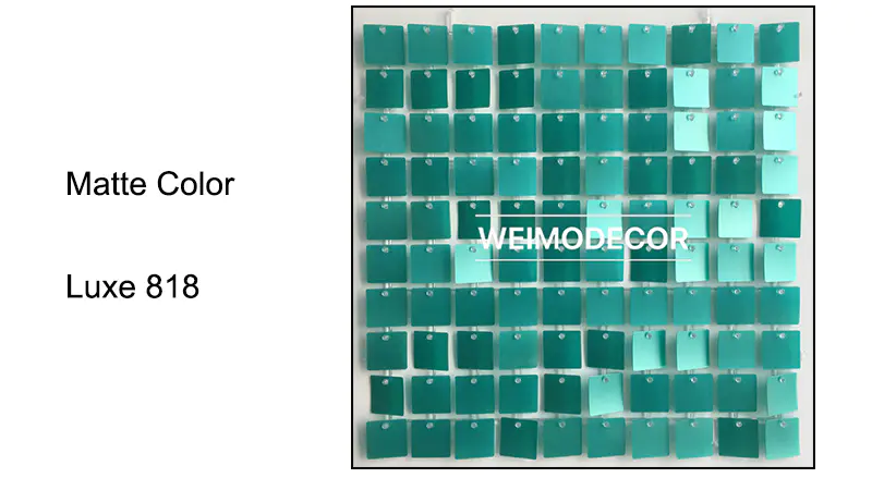 Matte Colour For Sequin Backdrop --Luxe818