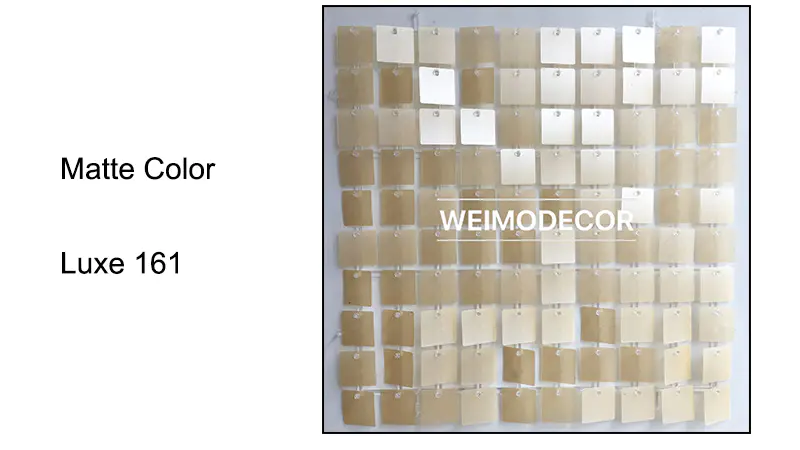 Stunning Matte Colour For Shimmer Panel --Luxe161