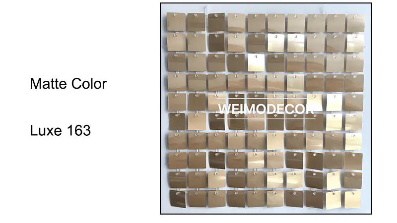 Shimmer Wall Backdrop Matte Colour--Luxe163