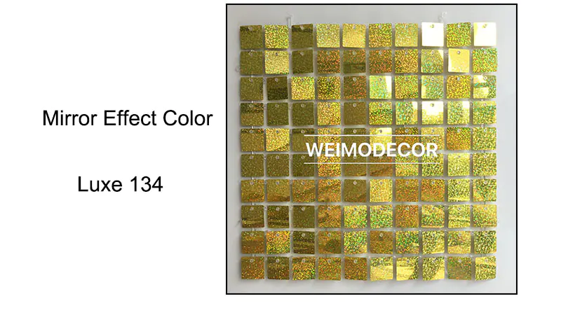 Shimmer Wall Panel Mirror effect colour--Luxe134