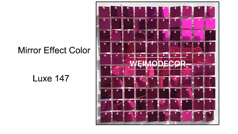 Sequin Wall Tiles Mirror effect colour--Luxe147