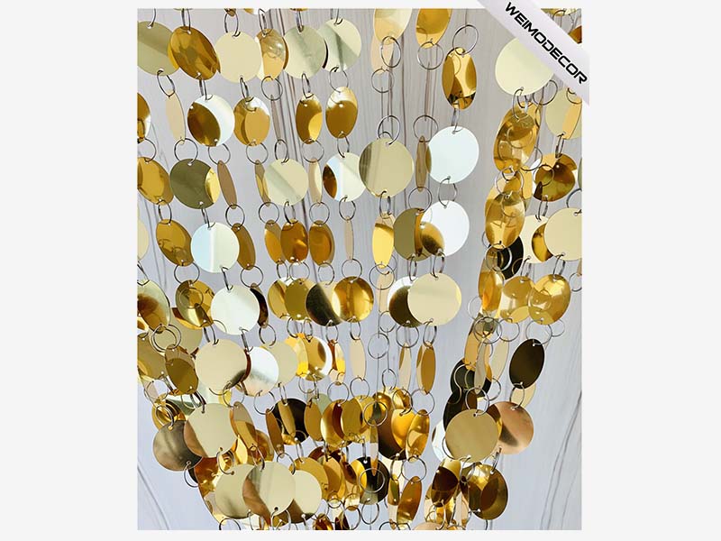 Custom Sequin Curtain Panel & Sequin Curtain Supplier Weimodecor